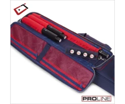 Cuetec 4x8 Navy Pro Line Pool Cue Case -Billiards Sale Store 23 ct pro line 4x8 navy 95 755 main pocket