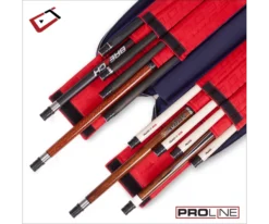 Cuetec 4x8 Navy Pro Line Pool Cue Case -Billiards Sale Store 23 ct pro line 4x8 navy 95 755 open