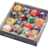 Action White Swirl Marble Pool Ball Set -Billiards Sale Store bbwm 01