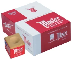Master Chalk (Box Of 144 Cubes) -Billiards Sale Store chm144 gold 01