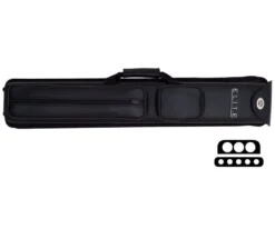 Elite Nexus 3 Butt 5 Shaft Hard Case -Billiards Sale Store ecn35 black cat 1