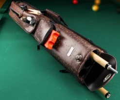 Elite Nexus 3 Butt 5 Shaft Hard Case -Billiards Sale Store ecn35 brown 01 2