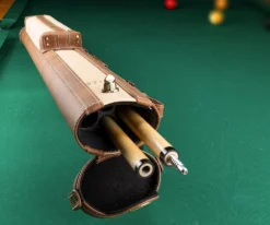 Elite 2x2 Grey Vintage Cue Case -Billiards Sale Store ecv22 chestnut 02 1