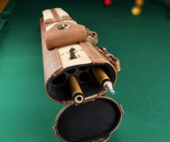 Elite 2x4 Vintage Cue Case Black -Billiards Sale Store ecv24 chestnut 02 1