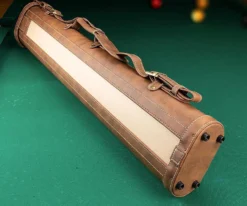 Elite 2x4 Vintage Cue Case Chestnut -Billiards Sale Store ecv24 chestnut 03