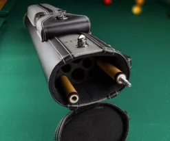 Elite 3x7 Vintage Cue Case Black -Billiards Sale Store ecv37 grey 02 2