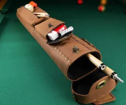 Instroke Buffalo 3 Butt 5 Shaft Leather Case -Billiards Sale Store isb35 01 1