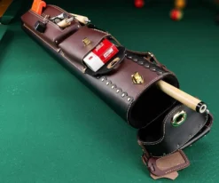 Instroke Cowboy 3 Butt 5 Shaft Leather Case -Billiards Sale Store isc35 mix 01