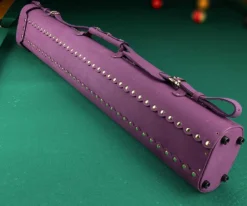 Instroke Suede 3 Butt 5 Shaft Leather Case -Billiards Sale Store isl35 purple 02