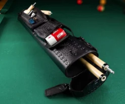Instroke Southwest 2 Butt 4 Shaft Leather Case -Billiards Sale Store issw24 black 01