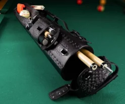 Instroke Southwest 3 Butt 5 Shaft Leather Case -Billiards Sale Store issw35 black 01