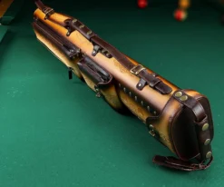 Instroke Tooled 3 Butt 5 Shaft Leather Case -Billiards Sale Store ist35 rust 03