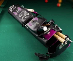 Instroke La Bella Donna 2 Butt 4 Shaft Hard Case - Black -Billiards Sale Store isxb 01 1