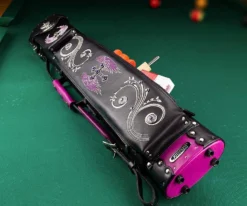 Instroke La Bella Donna 2 Butt 4 Shaft Hard Case - Black -Billiards Sale Store isxb 02