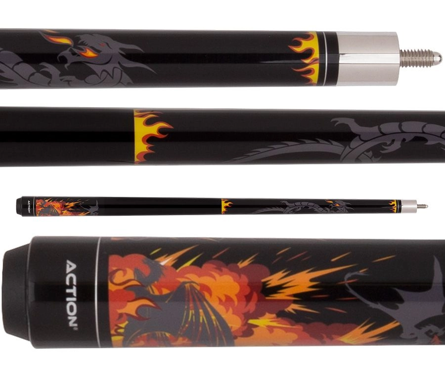 Action JR20 48" Junior Dragon Pool Cue 4 Action JR20 48" Junior Dragon Pool Cue - Image 2