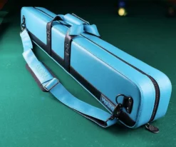 Molinari 2 Butt 4 Shaft Navy Flat Cue Case -Billiards Sale Store mlcf24 04