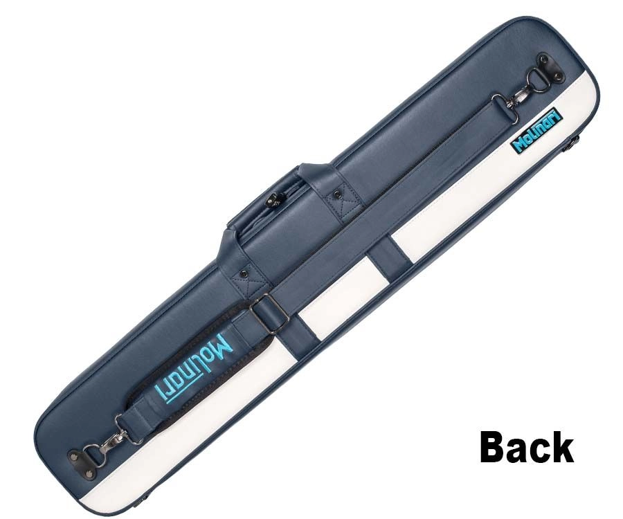 Molinari 3 Butt 6 Shaft Navy Flat Cue Case 4 Molinari 3 Butt 6 Shaft Navy Flat Cue Case - Image 2