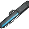 Molinari 2 Butt 4 Shaft Black/Cyan Hybrid Cue Case -Billiards Sale Store mlch24 black cyan 01