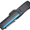 Molinari 3 Butt 6 Shaft Black/Cyan Hybrid Cue Case -Billiards Sale Store mlch36 black cyan 01