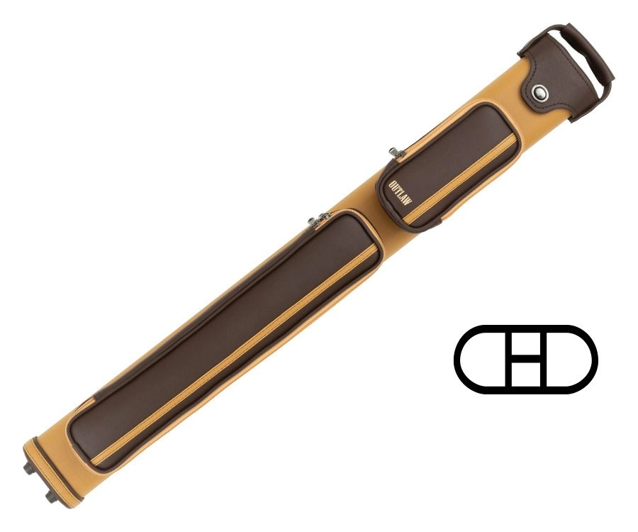 Outlaw 2x2 Brown Hard Cue Case 3 Outlaw 2x2 Brown Hard Cue Case