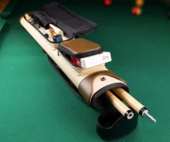 Outlaw OLX22 2 Butts 2 Shafts Hard Case - Brown -Billiards Sale Store olx22 brown 01 2