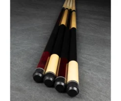 Economy Two-Piece Pool Cue Bundle (4 House Cues Set) -Billiards Sale Store pdeco bundle