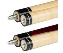 Economy Two-Piece Pool Cue Bundle (4 House Cues Set) -Billiards Sale Store pdeco joints