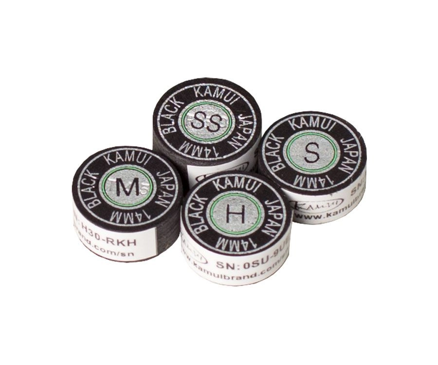 Kamui Black Pool Cue Tip (Single) 3 Kamui Black Pool Cue Tip (Single)