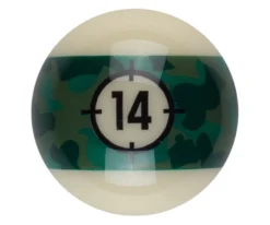 Aramith Camo Single Replacement Balls -Billiards Sale Store rbcam 14ball 01