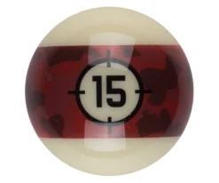 Aramith Camo Single Replacement Balls -Billiards Sale Store rbcam 15ball 01