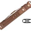 Tango Pampa Chestnut 2 Butt 4 Shaft Leather Cue Case -Billiards Sale Store tapm24 chestnut 01