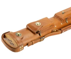 Tango Pampa Tan 2 Butt 4 Shaft Leather Cue Case -Billiards Sale Store tapm24 tan 03