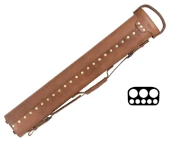 Tango Pampa Chestnut 3 Butt 5 Shaft Leather Cue Case -Billiards Sale Store tapm35 chestnut 02