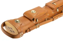 Tango Pampa Tan 3 Butt 5 Shaft Leather Cue Case -Billiards Sale Store tapm35 tan 03