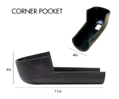 Large Rubber Gulley Boot Set (Set Of 6) -Billiards Sale Store tp5124 corner dm 01
